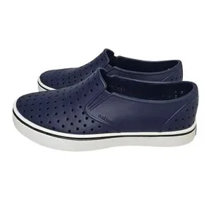 Native | Shoes | Native Navy Perforated Slipon Shoes Unisex  display picture 2